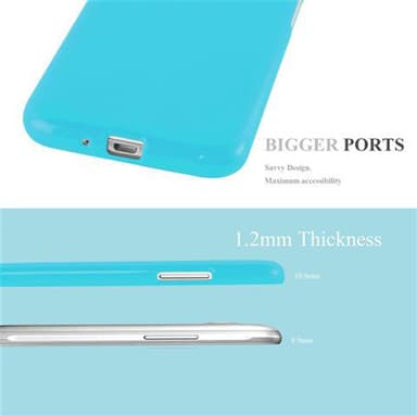 Samsung Galaxy J1 2015 Deksel Case Cover (blå)