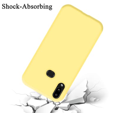 Samsung Galaxy A10s / M01s silikondeksel case (gul)