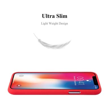 Deksel iPhone X / XS case (rød)