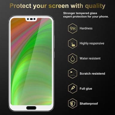 Honor 10 Skjermbeskytter Skärmskydd (hvit)