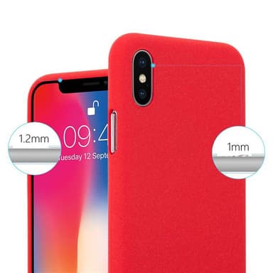 Deksel iPhone X / XS case (rød)