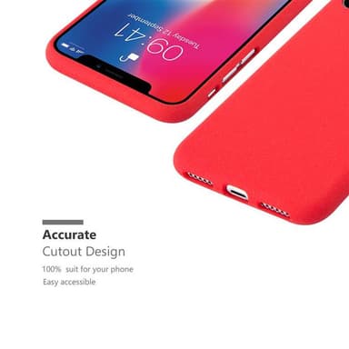 Deksel iPhone X / XS case (rød)