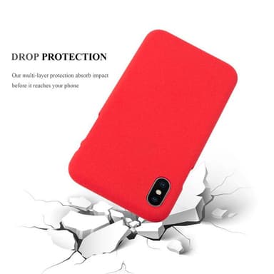 Deksel iPhone X / XS case (rød)
