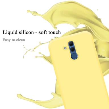 Huawei MATE 20 LITE silikondeksel case (gul)