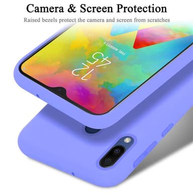 Samsung Galaxy M20 silikondeksel case (lilla)