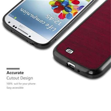 Samsung Galaxy S4 Deksel Case Cover (rød)