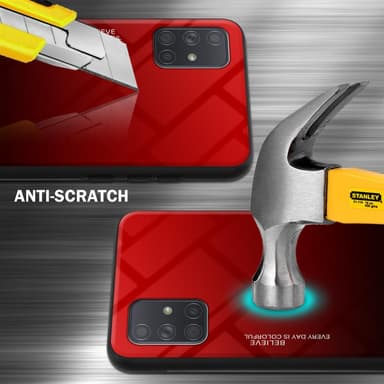 Deksel Samsung Galaxy A71 4G Case Cover (svart)