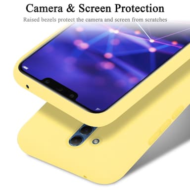 Huawei MATE 20 LITE silikondeksel case (gul)