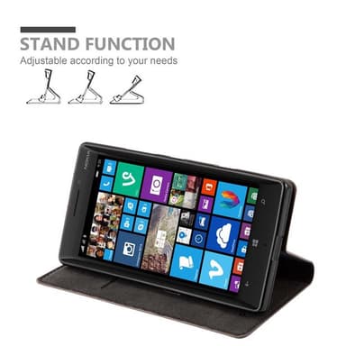 Nokia Lumia 929 / 930 lommebokdeksel case (brun)