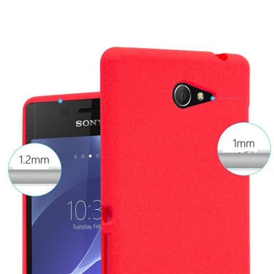 Deksel Sony Xperia M2 / M2 AQUA case (rød)