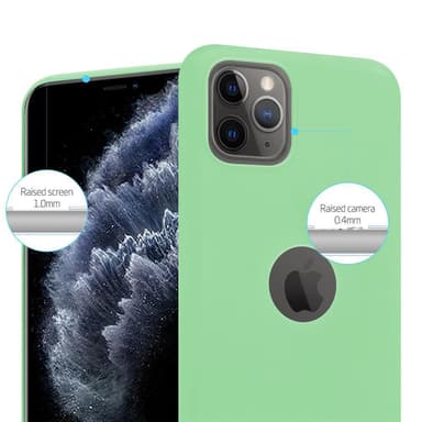 Deksel iPhone 11 PRO MAX Silikon cover (grønn)