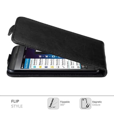 Blackberry Z10 deksel flip cover (svart)