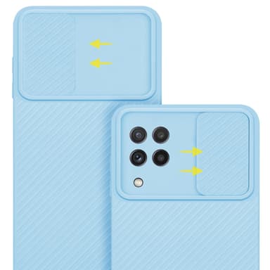 Deksel Samsung Galaxy A22 4G cover (blå)