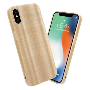 iPhone X / XS Silikondeksel Beskyttelse (gold)