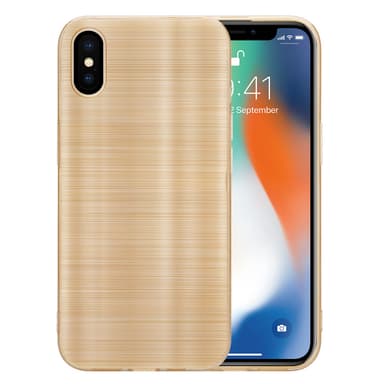 iPhone X / XS Silikondeksel Beskyttelse (gold)
