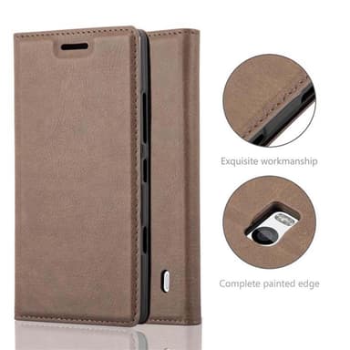 Nokia Lumia 929 / 930 lommebokdeksel case (brun)