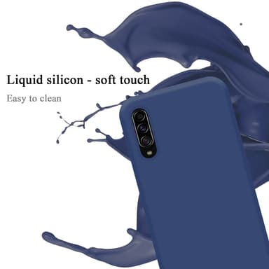 Samsung Galaxy A90 5G silikondeksel case (blå)