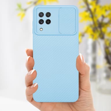 Deksel Samsung Galaxy A22 4G cover (blå)