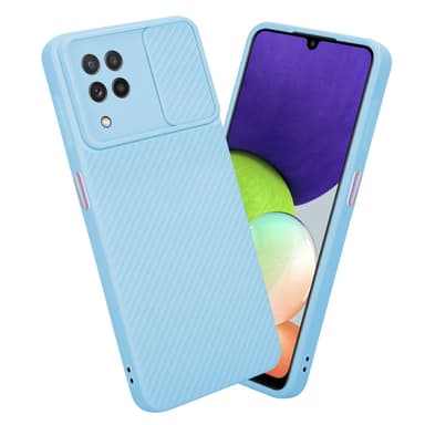 Deksel Samsung Galaxy A22 4G cover (blå)