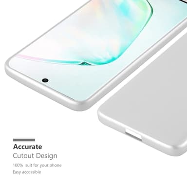 Deksel Samsung Galaxy NOTE 10 Case Cover (sølv)