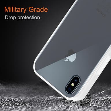 iPhone XS MAX Deksel Case Cover (gjennomsiktig)