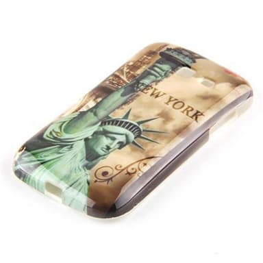 Samsung Galaxy TREND LITE Hardt Deksel Case (brun)