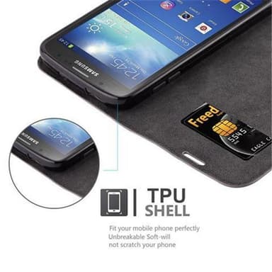 Samsung Galaxy S4 ACTIVE lommebokdeksel case (brun)