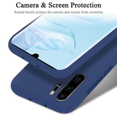 Huawei P30 PRO silikondeksel case (blå)
