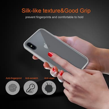 iPhone XS MAX Deksel Case Cover (gjennomsiktig)