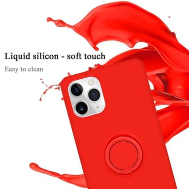 Deksel iPhone 11 PRO Ring Case (rød)