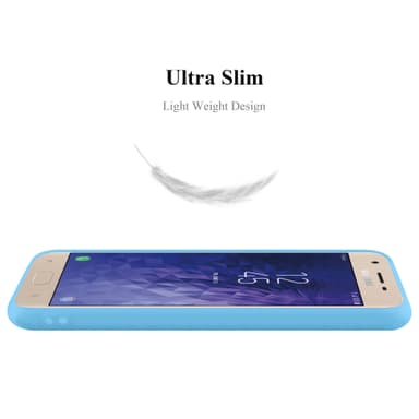 Deksel Samsung Galaxy J3 2018 Silikon cover (blå)