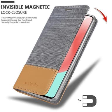 Samsung Galaxy A41 lommebokdeksel etui (grå)