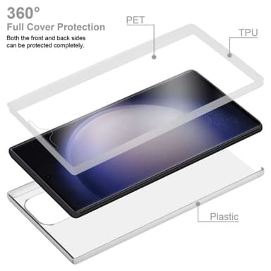 Samsung Galaxy S23 ULTRA Deksel 360 Case Cover