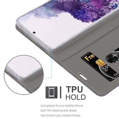 Samsung Galaxy S20 PLUS lommebokdeksel etui (grå)