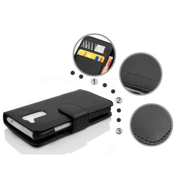 LG G2 MINI lommebokdeksel etui (svart)