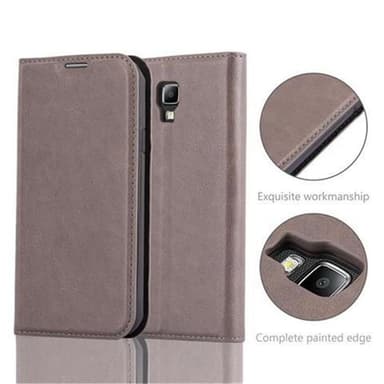 Samsung Galaxy S4 ACTIVE lommebokdeksel case (brun)