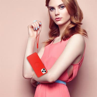 Deksel iPhone 11 PRO Ring Case (rød)