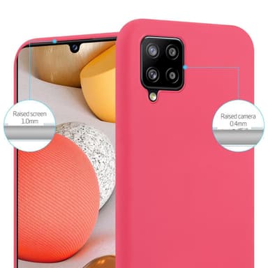 Deksel Samsung Galaxy A42 4G Silikon cover (rød)