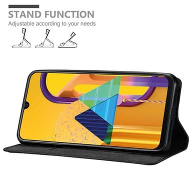 Samsung Galaxy M21 / M30s lommebokdeksel case (svart)