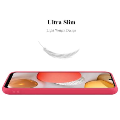 Deksel Samsung Galaxy A42 4G Silikon cover (rød)