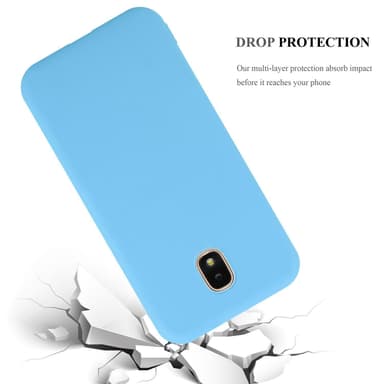 Deksel Samsung Galaxy J3 2018 Silikon cover (blå)