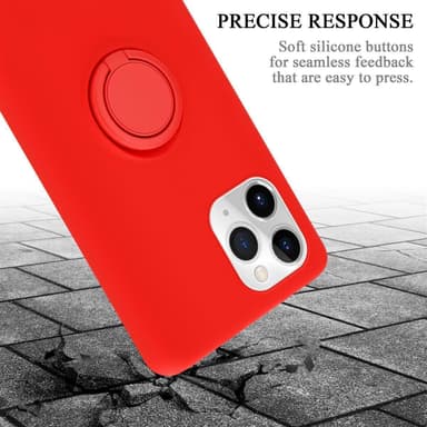 Deksel iPhone 11 PRO Ring Case (rød)