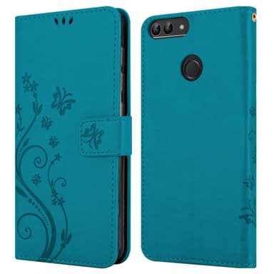 Huawei P SMART 2018 / Enjoy 7S lommebokdeksel Blomster