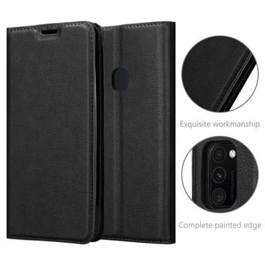 Samsung Galaxy M21 / M30s lommebokdeksel case (svart)
