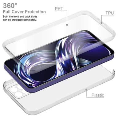 Realme 8i / Narzo 50 4G Deksel 360 Case Cover
