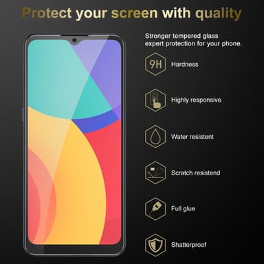Alcatel 1S 2021 / 3L 2021 3x Skjermbeskytter Skärmskydd