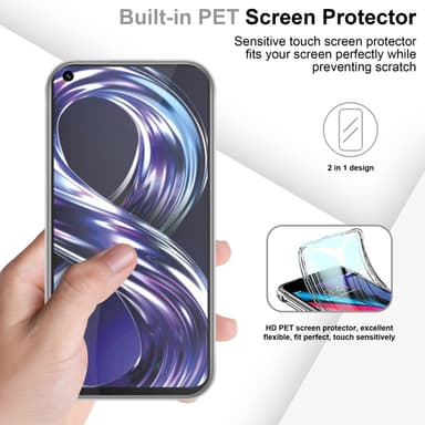 Realme 8i / Narzo 50 4G Deksel 360 Case Cover