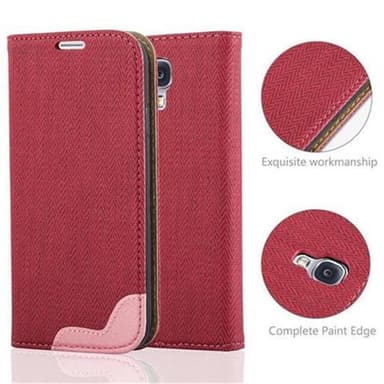 Samsung Galaxy S4 lommebokdeksel case (rød)