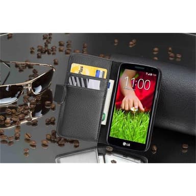 LG G2 MINI lommebokdeksel etui (svart)