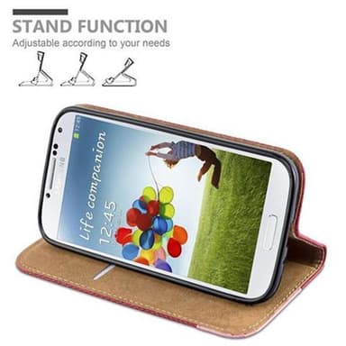 Samsung Galaxy S4 lommebokdeksel case (rød)